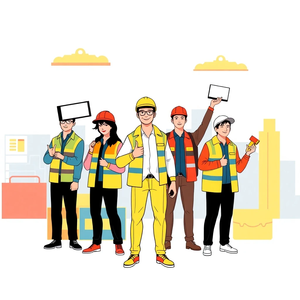 男性看護師とチーム