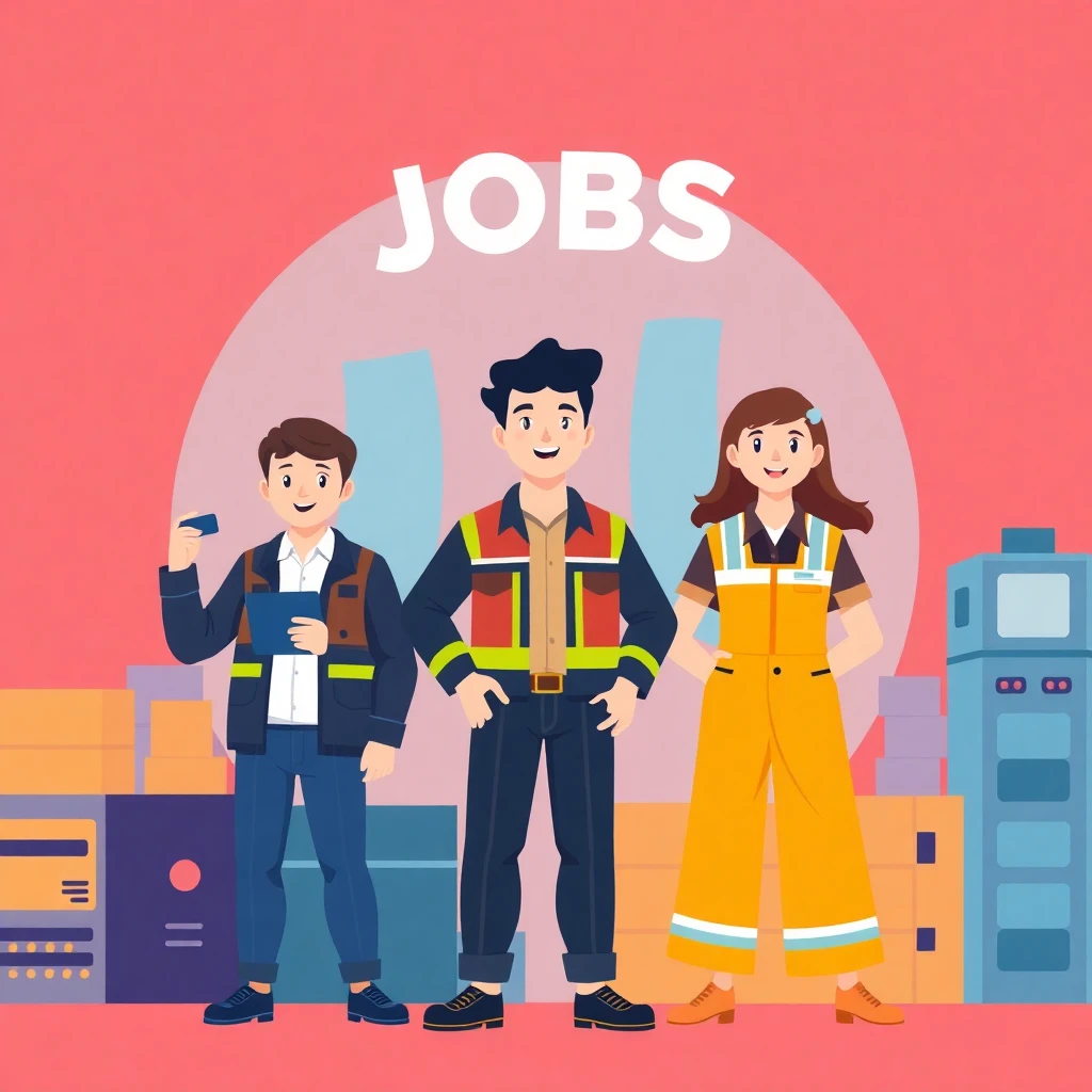 夜勤のフォークリフト運転作業