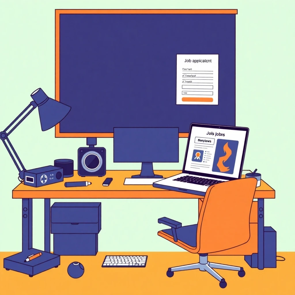 Desk setup for tech admin roles