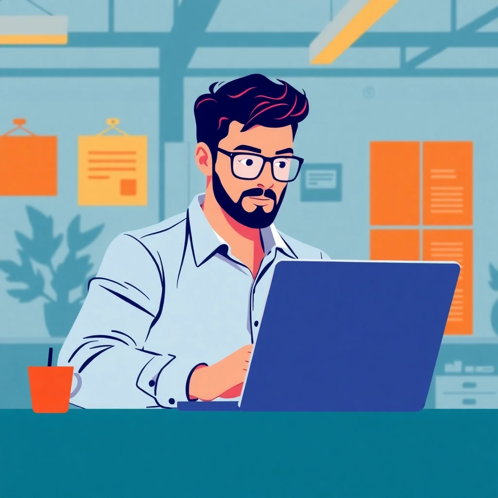 Profissional de TI analisando ofertas