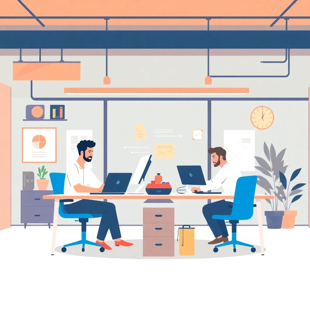 Equipe de desenvolvedores trabalhando juntos