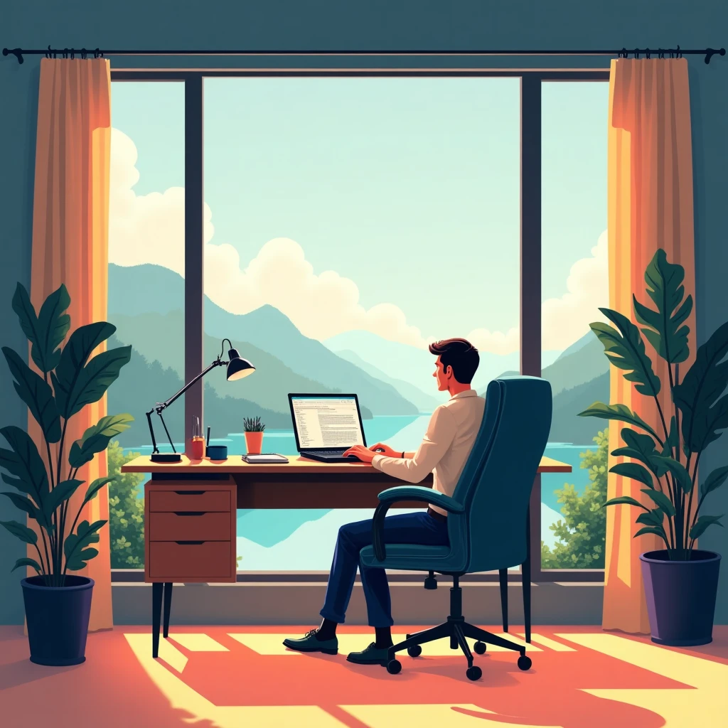 High-end remote work setup