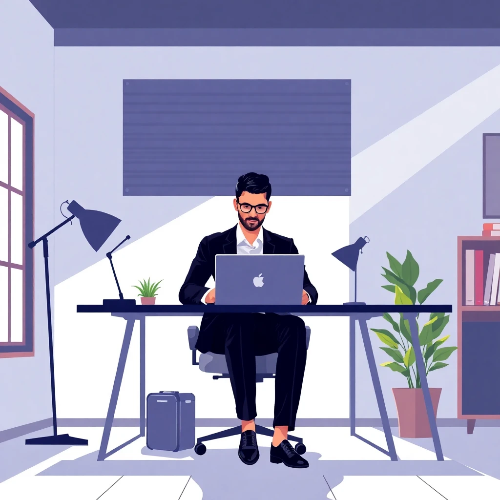 Working from home office