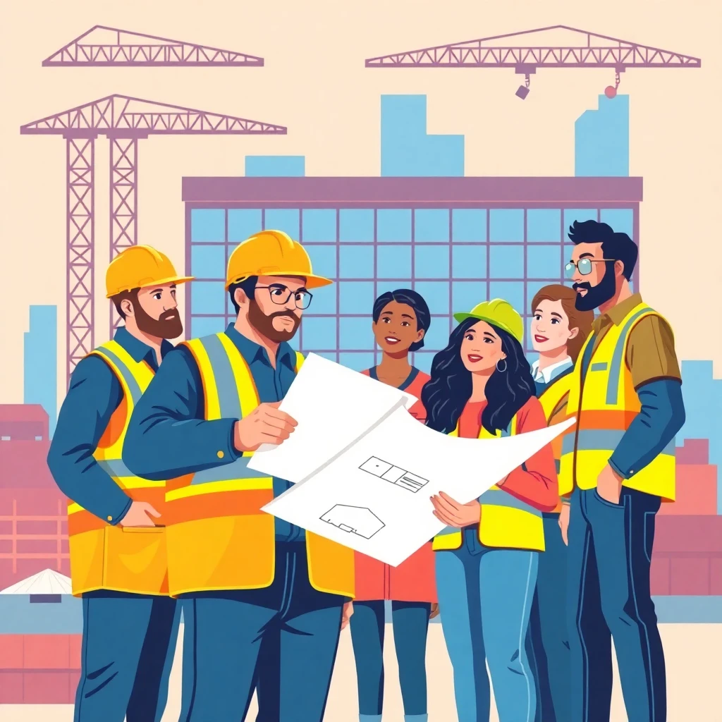 Construction management in action