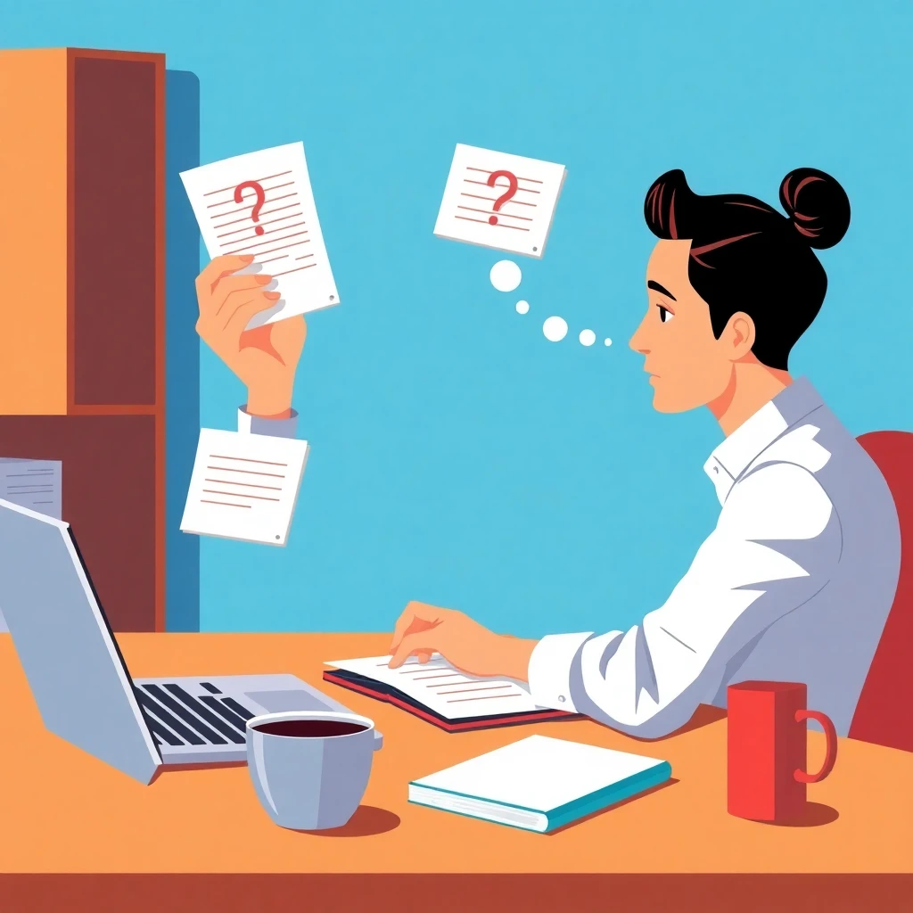 Professional evaluating job offers