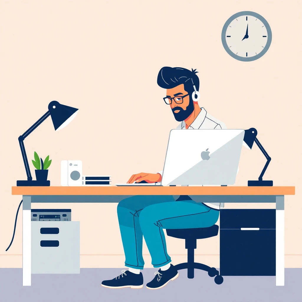 Setting up a remote work station