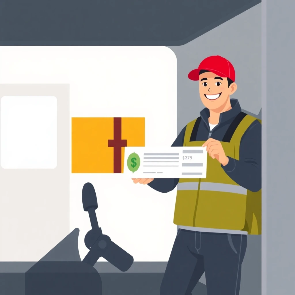 Well-paid delivery job