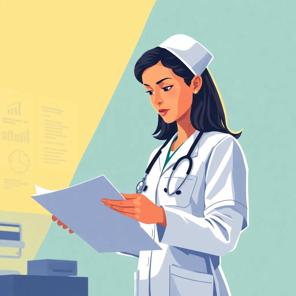 Nurse on night shift