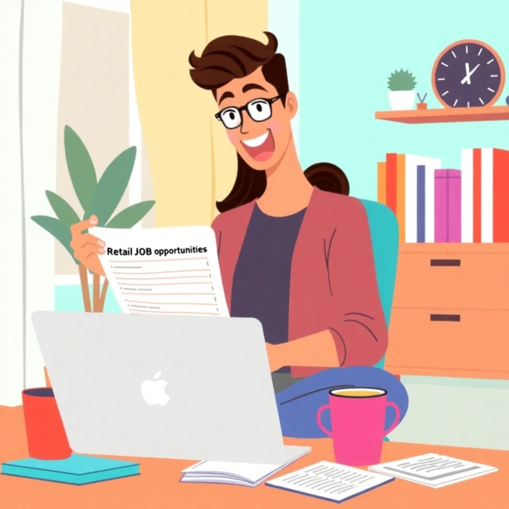Reviewing retail job options