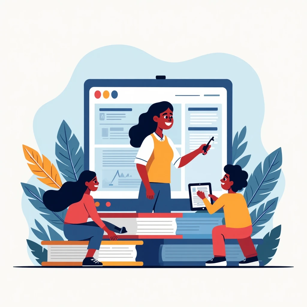 Remote teaching setup