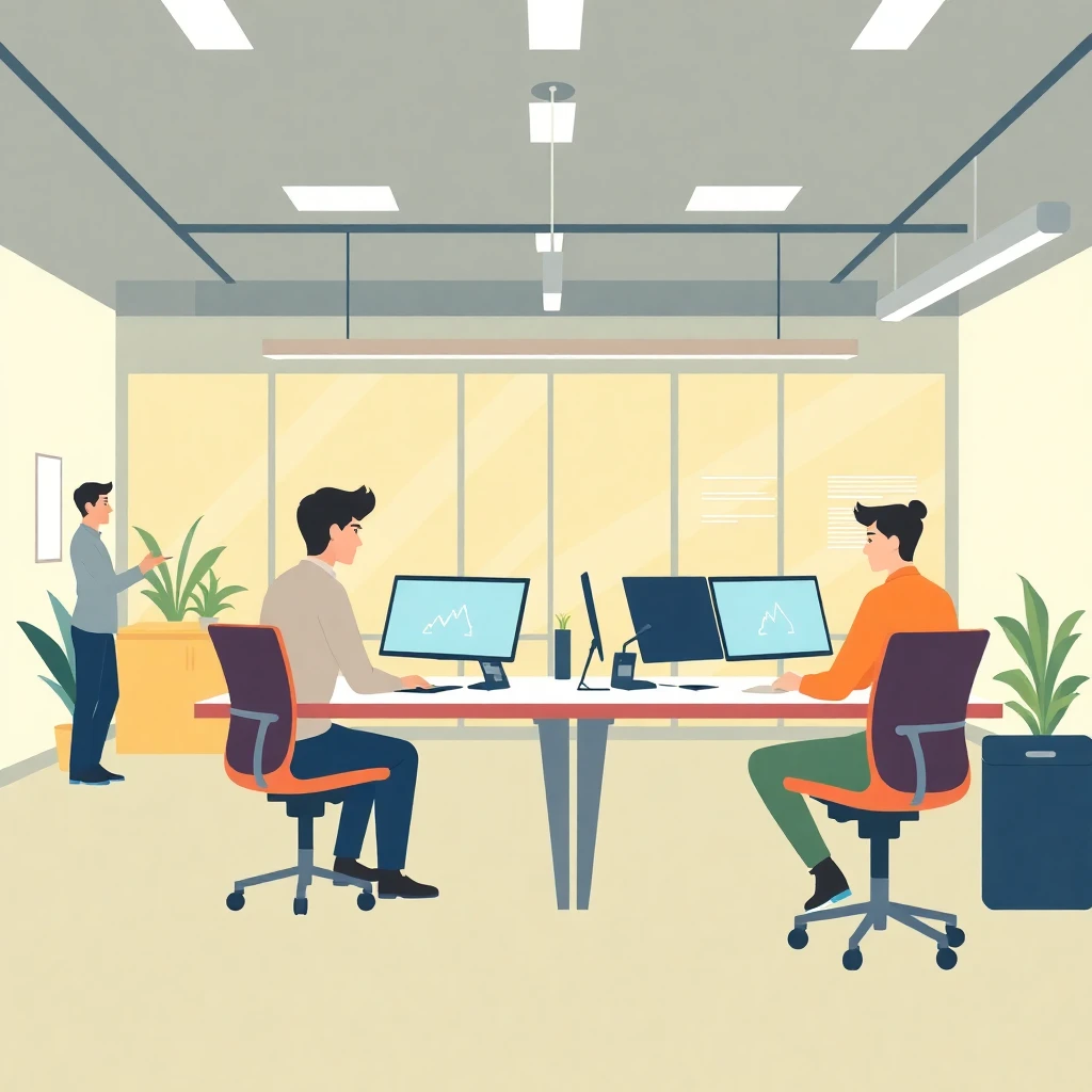Entorno de oficina moderno