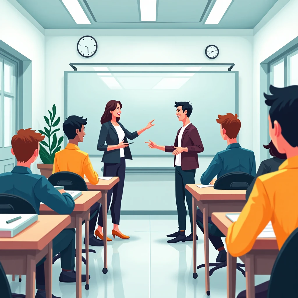 In-person teaching setting