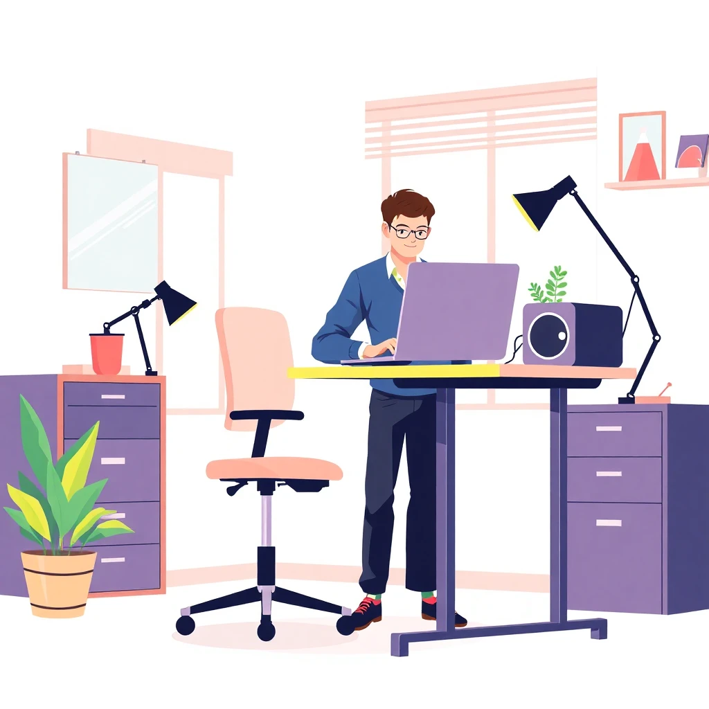 Flexible working setup