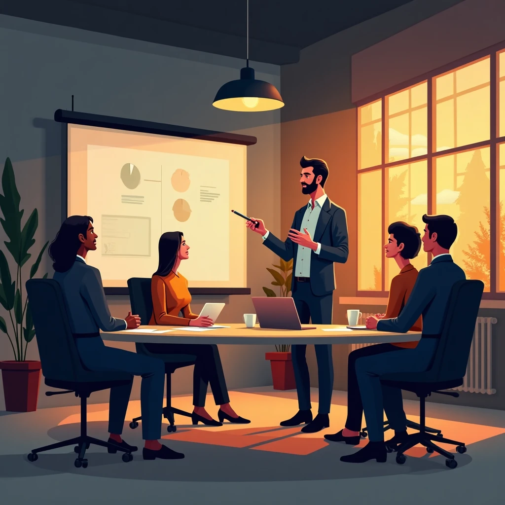 Team leader in action