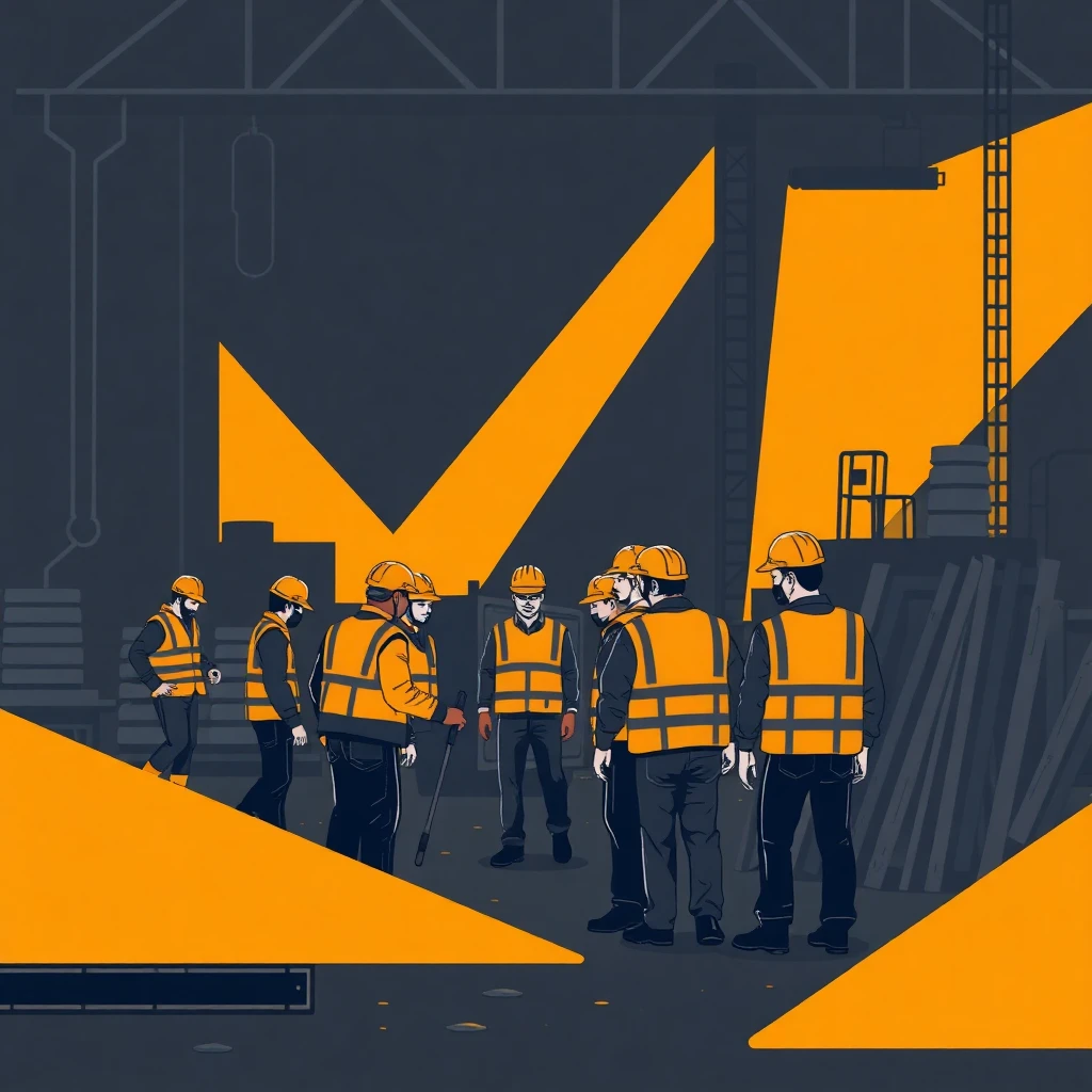 Construction site activity