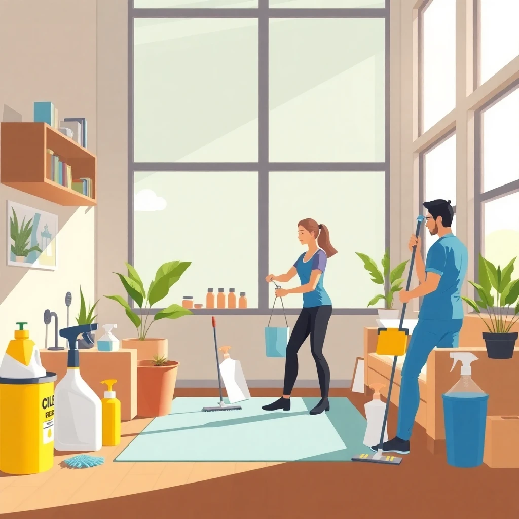 Balanced cleaning jobs in a home setting