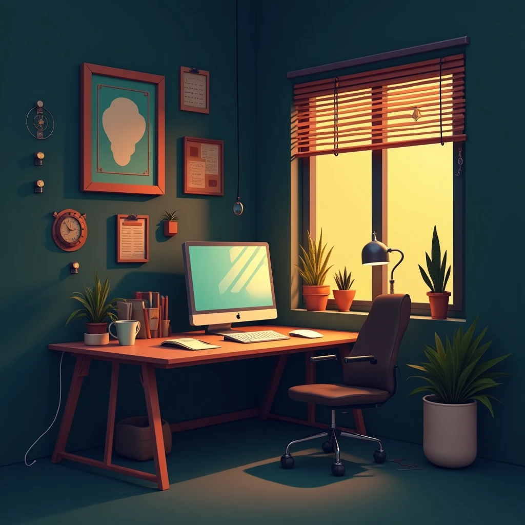 Ambiente de escritório moderno