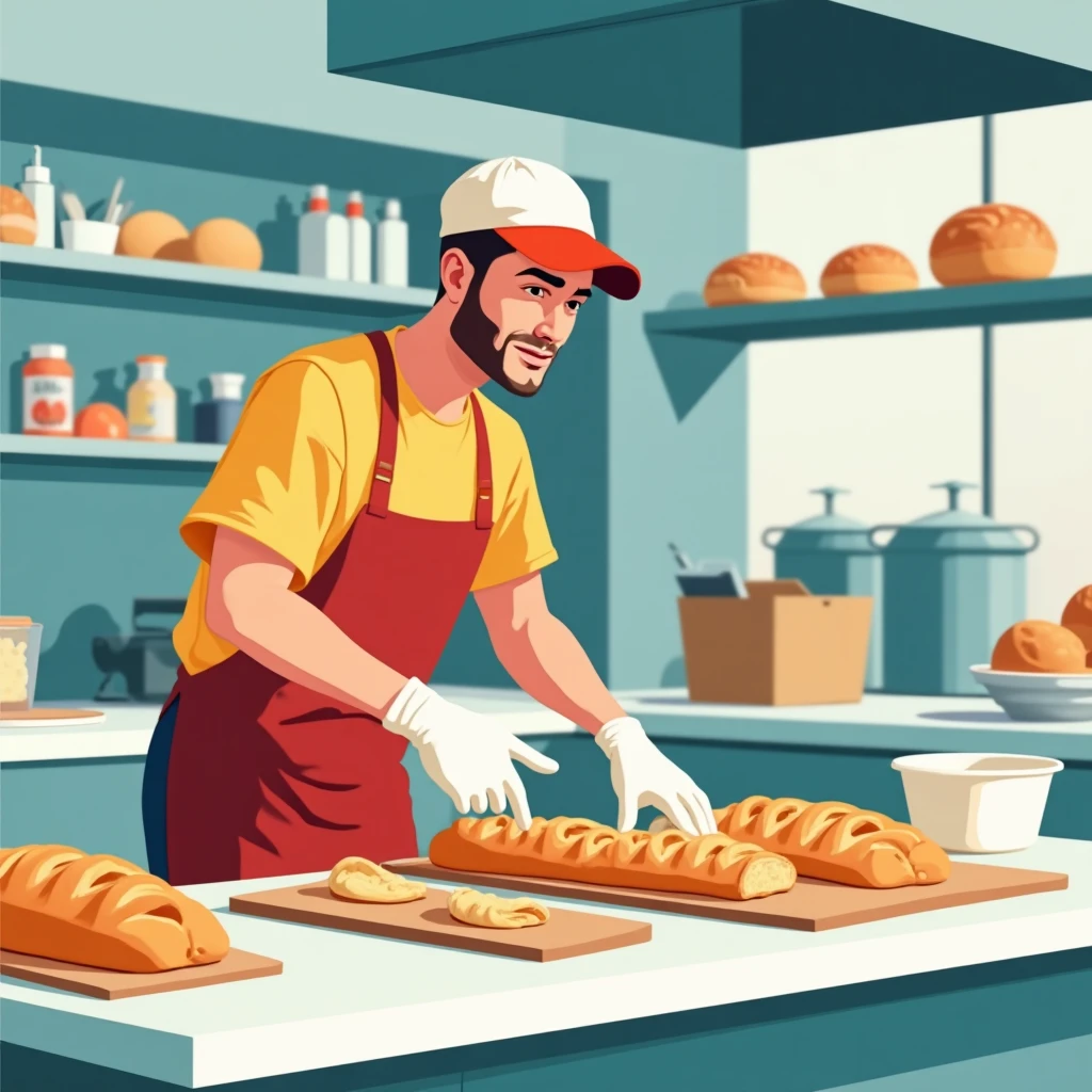 Travail en production chez Tim Hortons