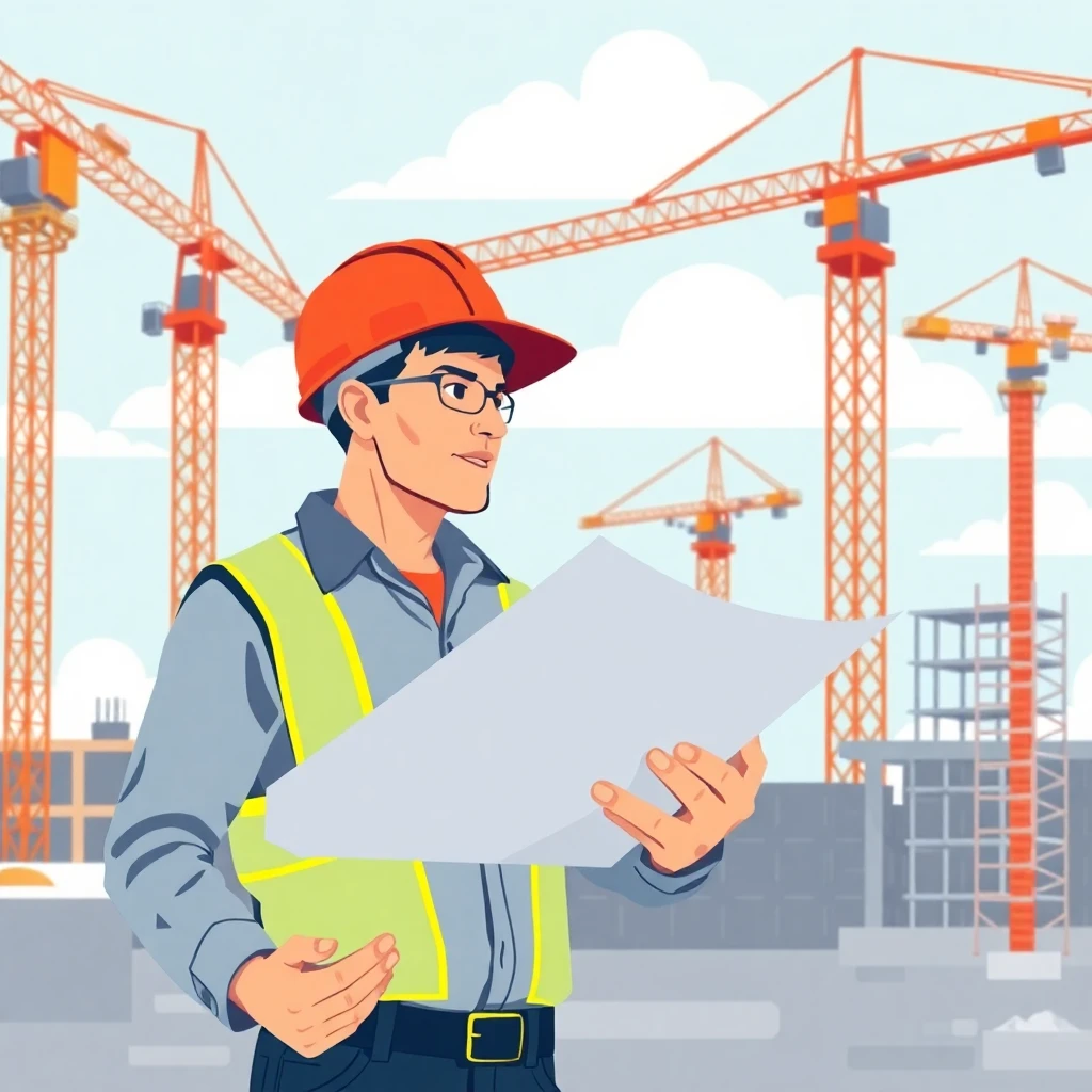 Construction worker on-site