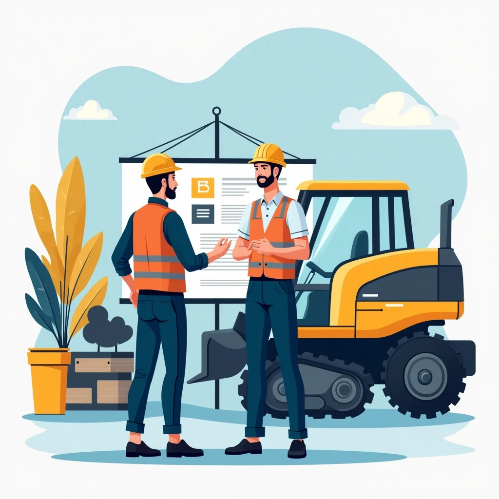 Sales in construction equipment