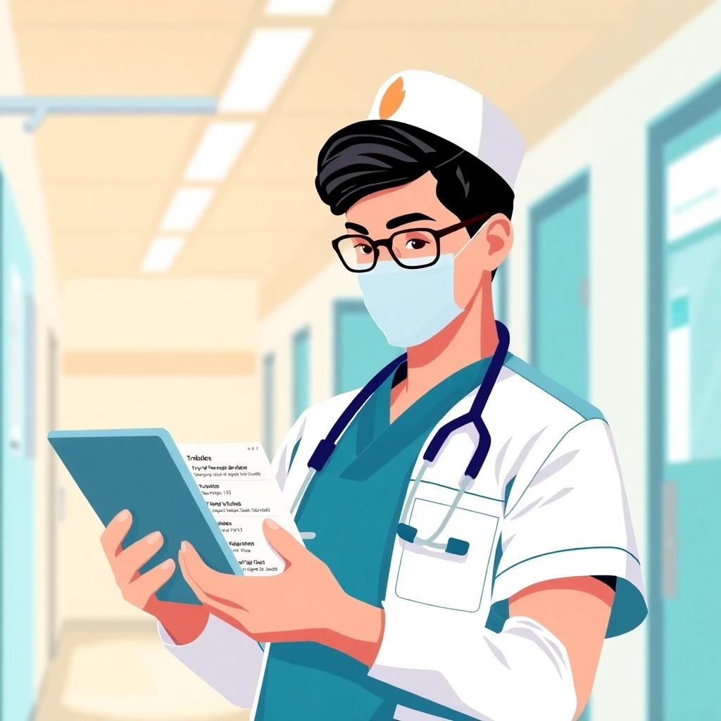 Comparando trabajos de enfermería