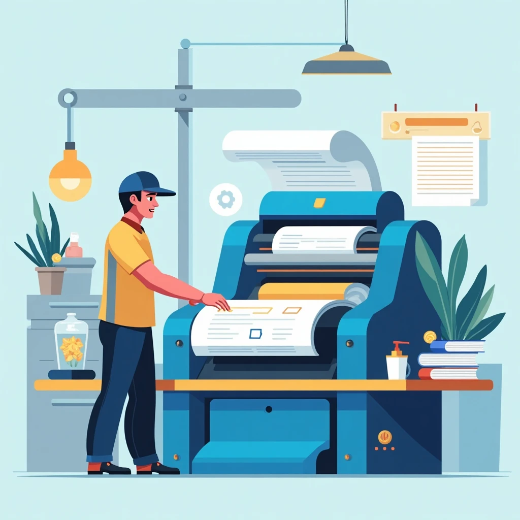 Trabajando en una prensa de tabletas