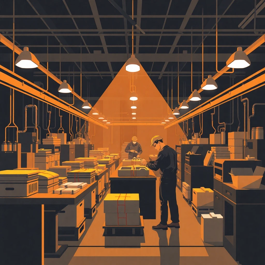 Planta de producción moderna