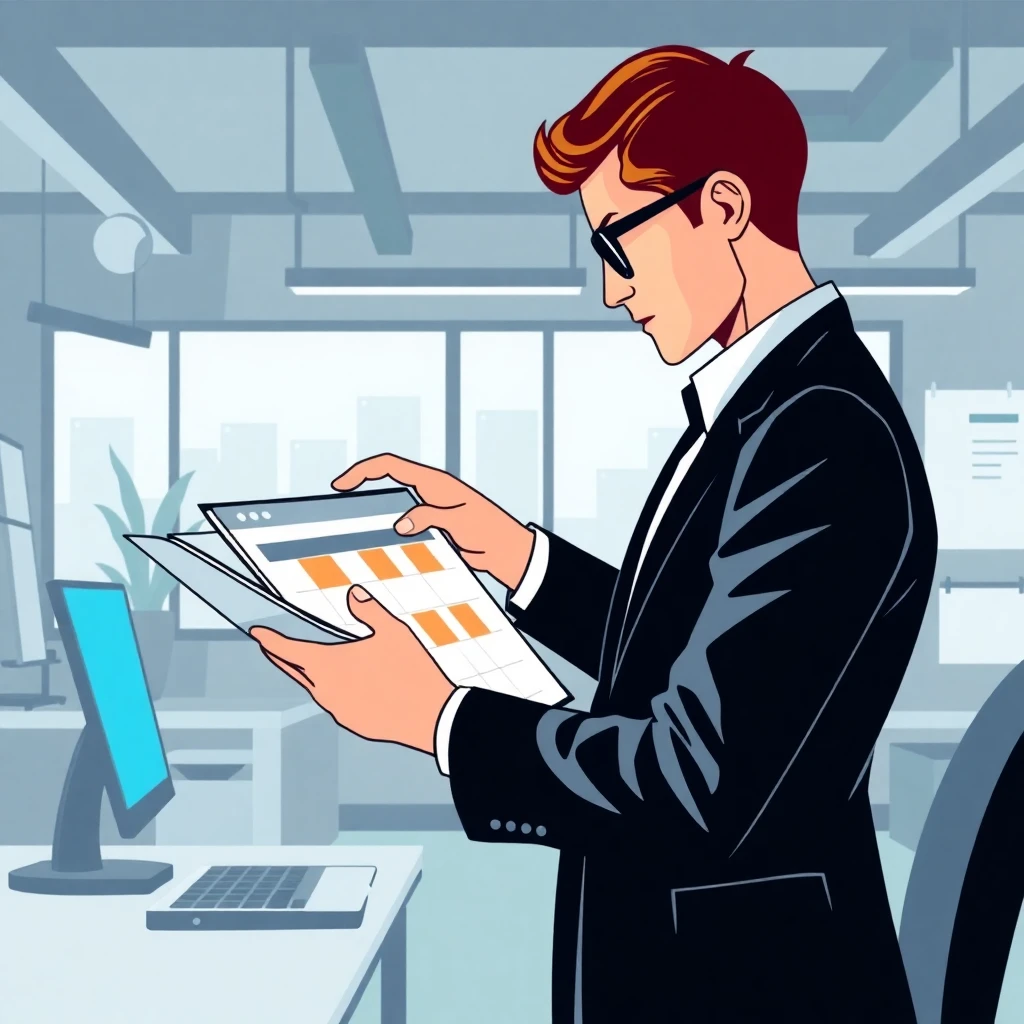 Reviewing a work schedule