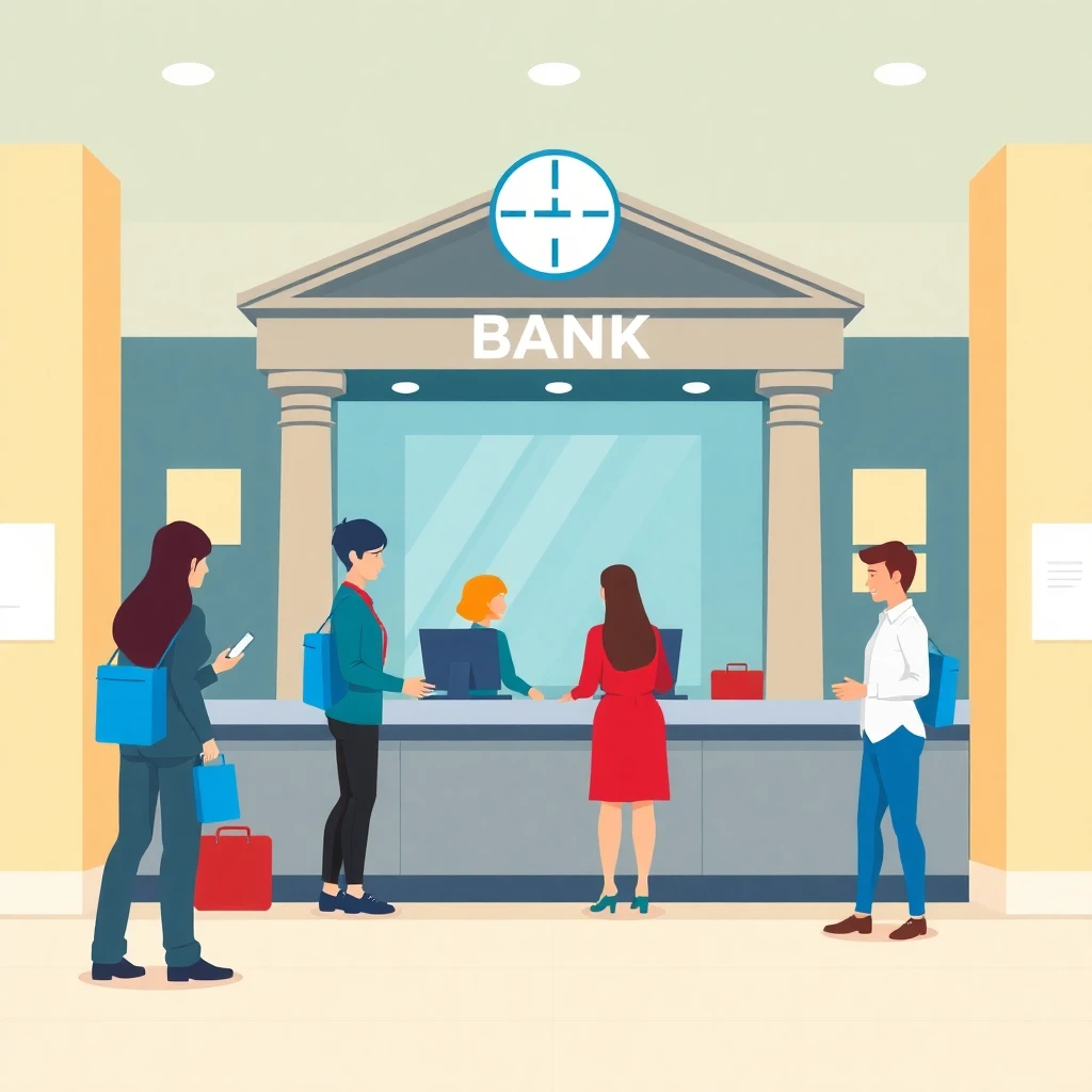 Bank teller environment