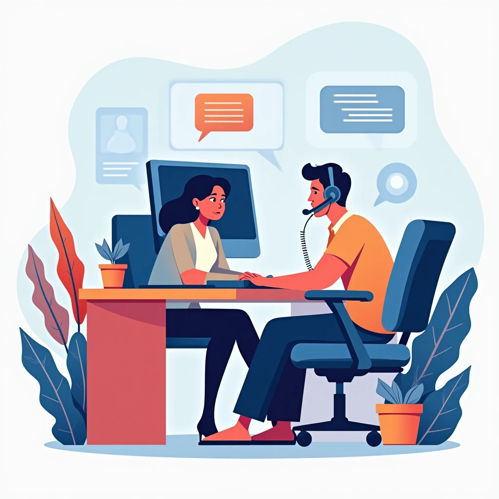 Customer service environment