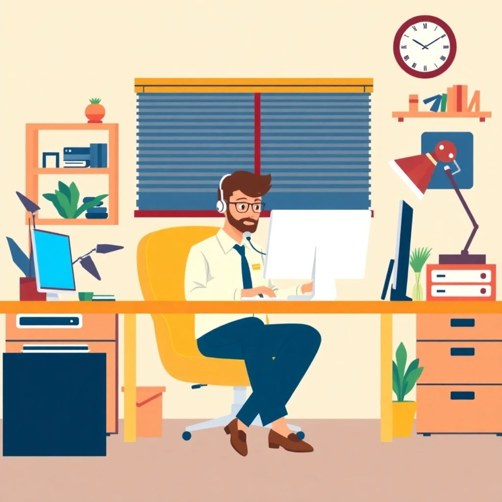 Remote customer service work