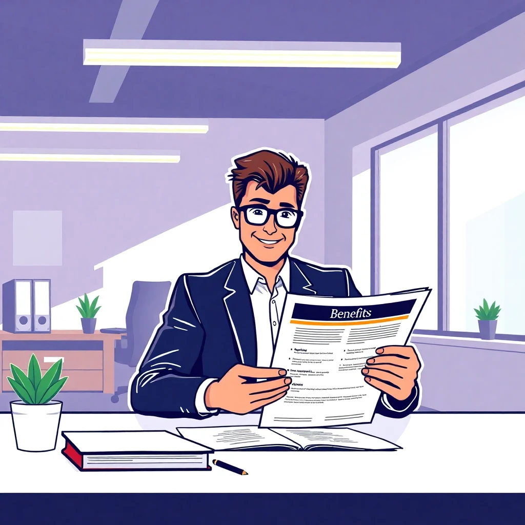 Reviewing job benefits