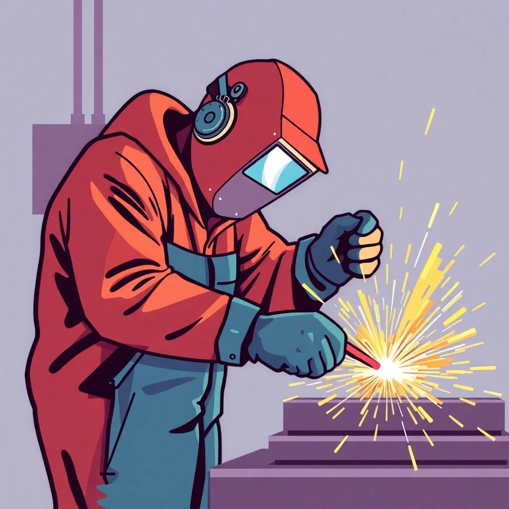 6G Welder at work
