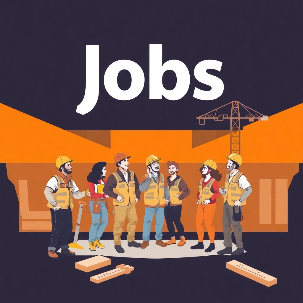 Diverse construction workers