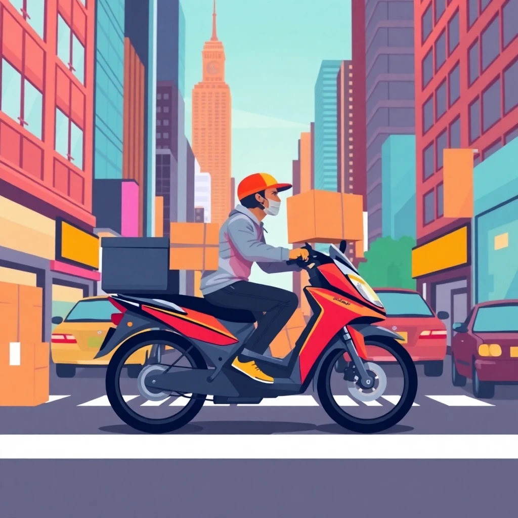 Urban delivery hustle