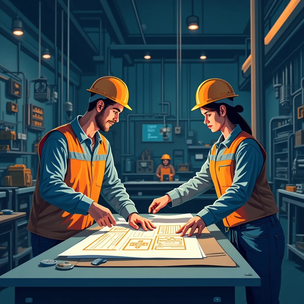 Teamwork in manufacturing