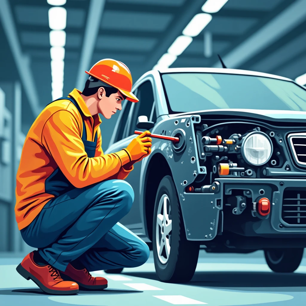 Engineer in car assembly line