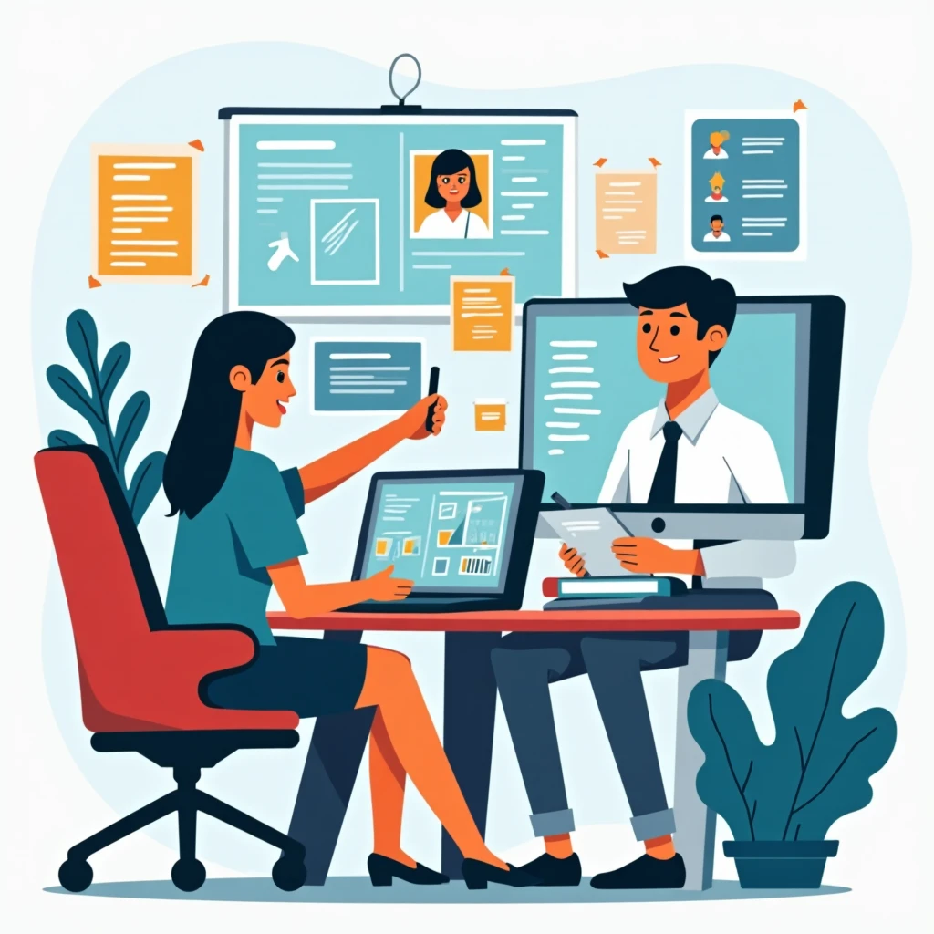 Online teaching setup