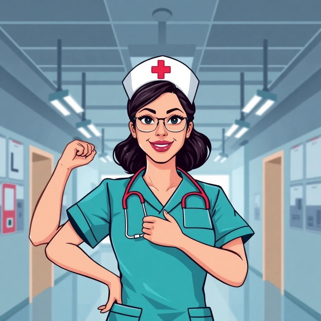 Nurse feeling secure in job