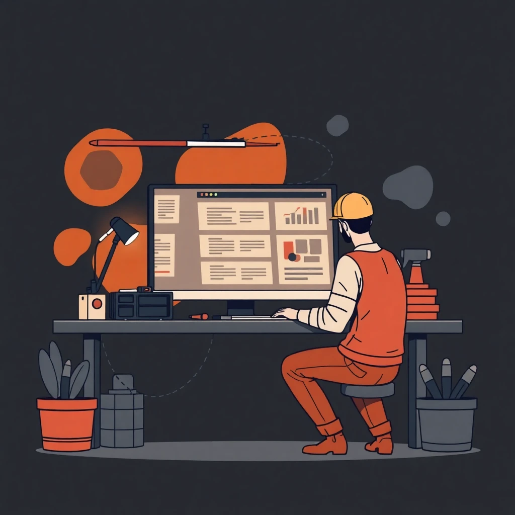 Desenvolvedor front-end em ação