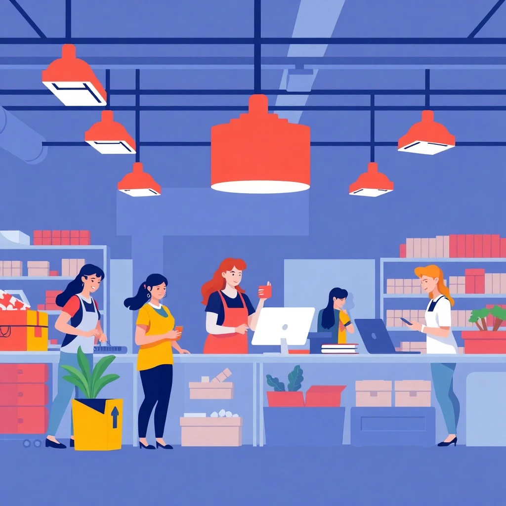Trabajo en equipo en retail