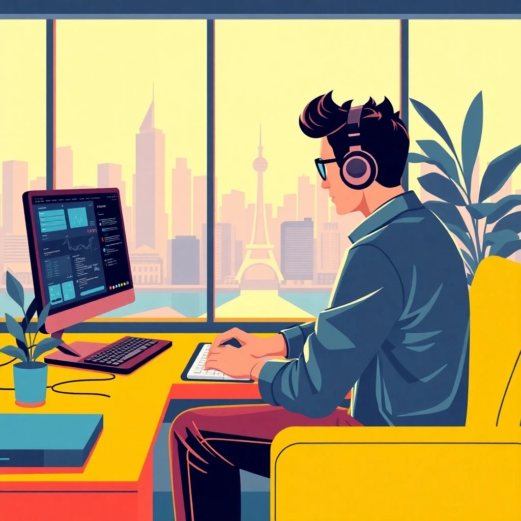 Trabalho remoto em desenvolvimento