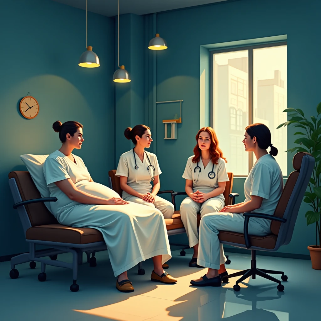 Discusión de turnos de enfermería