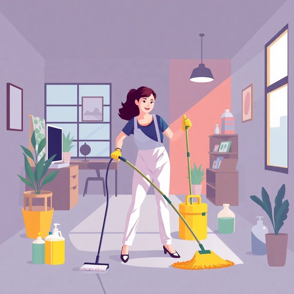 Limpieza profesional en acción