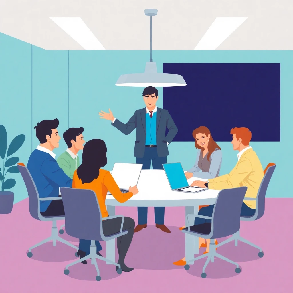 Gestão de equipe em ação