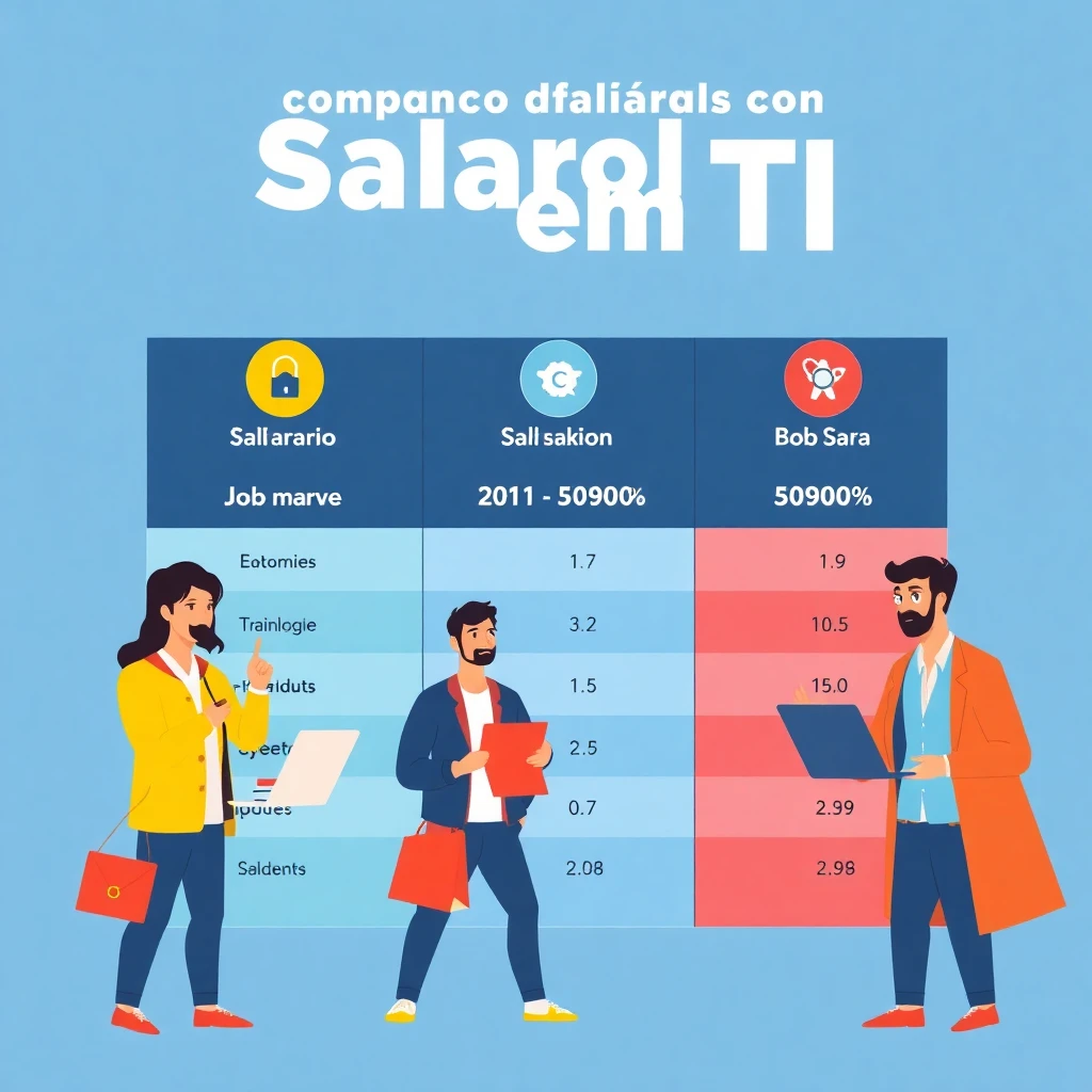 Comparação de salários em TI