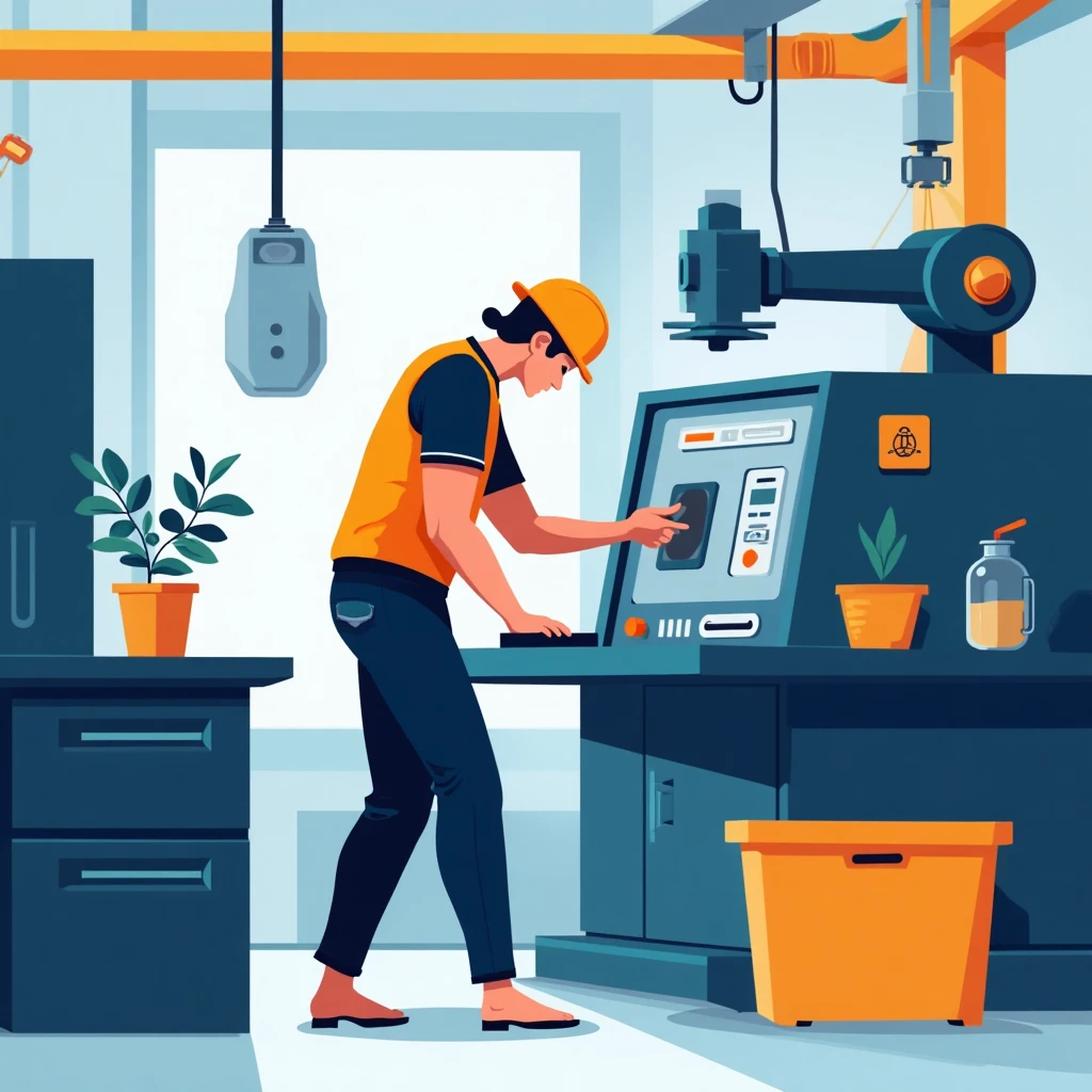 Ambiente de manufatura moderno