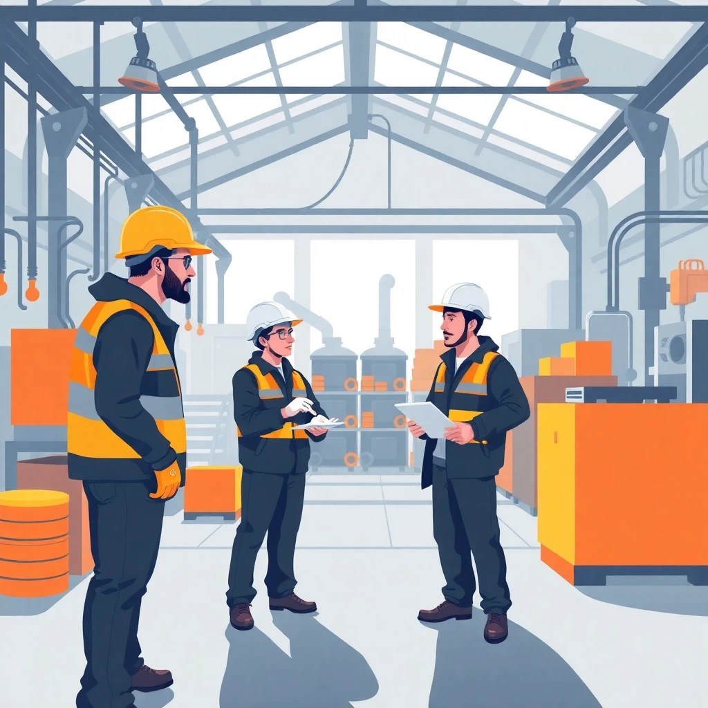 Engenheiros na produção