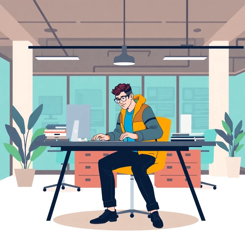 Ingeniero DevOps trabajando