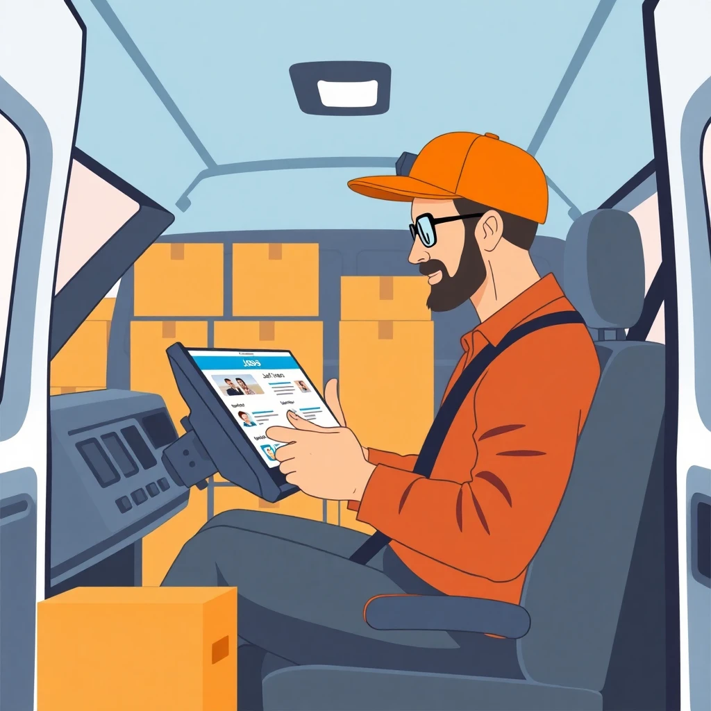 Comparing delivery driver jobs